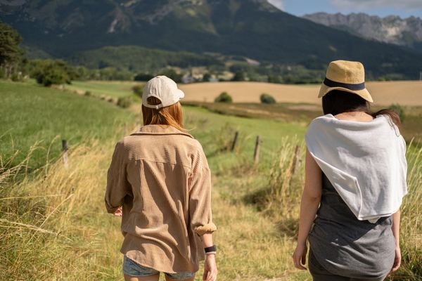 Vue sur les montagnes du Vercors