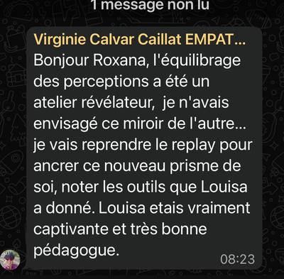 Témoignage Atelier